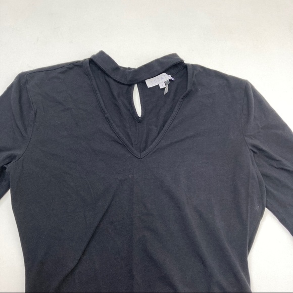 1st State Black Short Sleeve V Neck Body Suit Size S - Picture 4 of 7